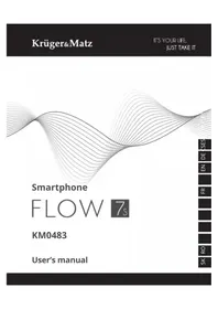 Notice Krüger&Matz FLOW 7S Telefón