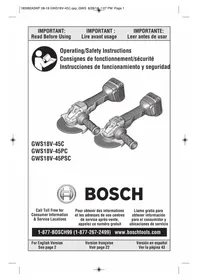 BOSCH GWS18V45CN - Coffee grinder
