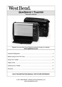 WestBend QuikServe 78222 - Toaster