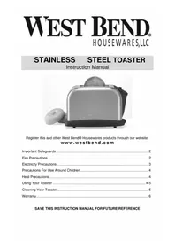 WestBend 78002 - Toaster