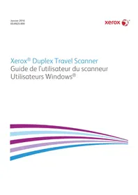 Notice XEROX XTSD Scanner