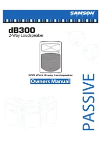 Notice SAMSON DB300I Haut-parleur