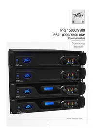 Notice PEAVEY IPR2 7500 Recepteur