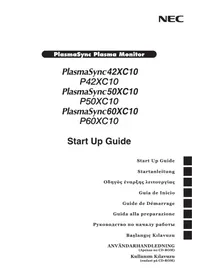 Notice NEC PLASMASYNC 42XC10 TV