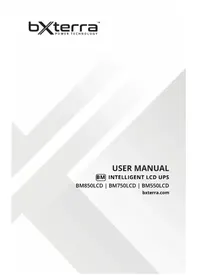 Notice Bxterra BM750LCD Alimentation d'énergie non interruptible