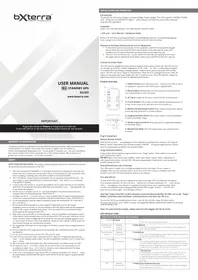 Notice Bxterra BG350 Alimentation d'énergie non interruptible