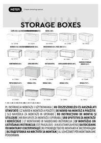 Notice KETER KENTWOOD Coffres de rangement