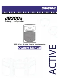 Notice SAMSON DB300A Haut-parleur