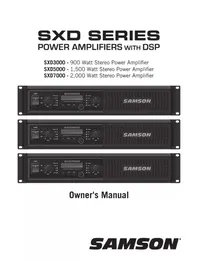Notice SAMSON SXD7000 Recepteur