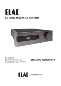 Notice ELAC ELEMENT EA101EQG Recepteur