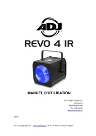 Notice Adj REVO 4 IR Éclairage