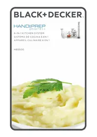 Notice BLACK & DECKER HANDIPREP EXPRESS HB5500 Food Processor