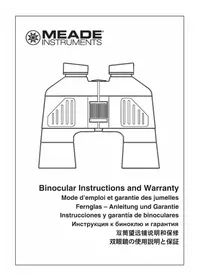 Notice MEADE RAINFOREST PRO Jumelles