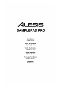 Notice ALESIS SAMPLEPAD PRO Instrument de musique électronique