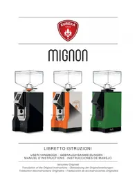 Notice EUREKA MIGNON CLASSICO Moulin à café