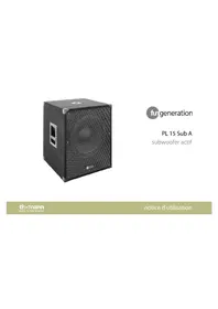 Notice Fun Generation PL 15 SUB A Haut-parleur