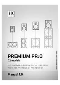 Notice HK AUDIO PR:O 118 SUB D2 Haut-parleur