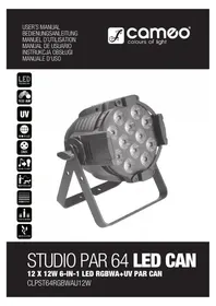 Notice Cameo STUDIO PAR 64 Illuminazione
