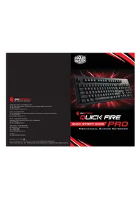 Notice CM Storm QUICKFIRE PRO Clavier