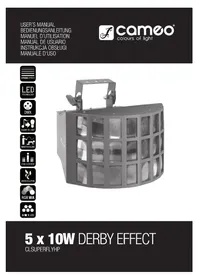 Notice Cameo CLSUPERFLY HP DERBY Illuminazione