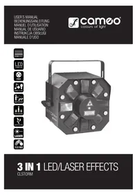 Notice Cameo CLSTORM 3 IN 1 Illuminazione