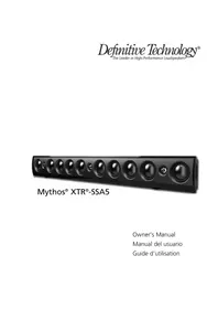 DEFINITIVE TECHNOLOGY Mythos XTRSSA5 - Haut-parleur
