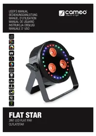 Notice Cameo FLAT STAR LED PAR Illuminazione