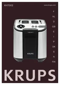 Notice KRUPS PRECISION KH700T Brödrost