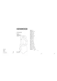 Notice KENWOOD BLEND X FRESH BLP406 Robot kuchenny