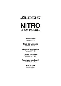 Notice ALESIS NITRO MESH KIT Tambour ordinateur