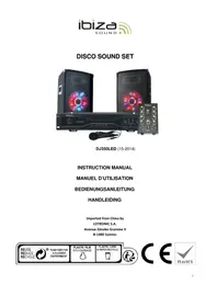 Notice IBIZA SOUND DJ350LED Lautsprecher