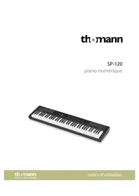Notice Thomann SP120 Clavier