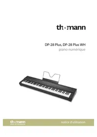 Notice Thomann DP28 PLUS Clavier