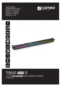 Notice Cameo TRIBAR 400 IR Illuminazione
