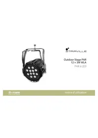 Notice Stairville OUTDOOR STAGE PAR 12X3W Éclairage
