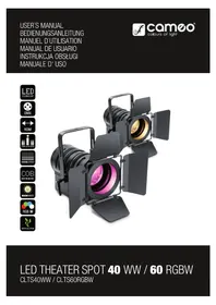 Notice Cameo TS 60 LED THEATER SPOT Illuminazione