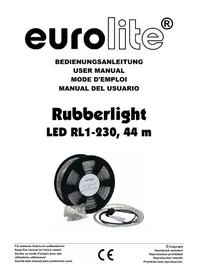 Notice Eurolite RUBBERLIGHT LED 44M Éclairage