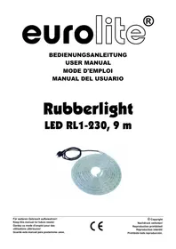 Notice Eurolite RUBBERLIGHT LED 9M Éclairage