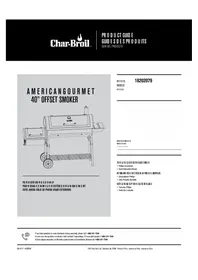 Notice CHAR BROIL AMERICAN GOURMET 18202079 Barbecue