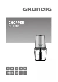 Notice GRUNDIG CH 7680 Appareil de cuisine