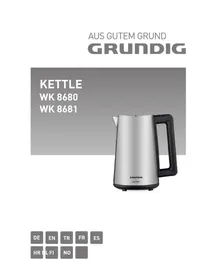 Notice GRUNDIG WK 8680 Appareil de cuisine