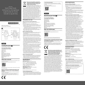 Notice SONY WNWHC21 Montre connectée