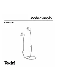 Notice Teufel SUPREME IN Ecouteur