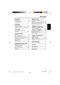 Notice PHILIPS FWC505 Chaîne Hi-Fi