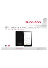 Notice THOMSON TEO7A Tablet
