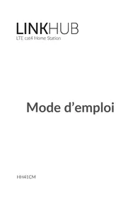 Notice ALCATEL LINKHUB HH41 Routeur internet