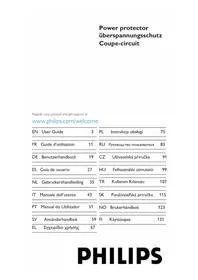 Notice PHILIPS SPR5500BN Ylijännitesuojain