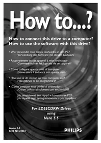 Notice PHILIPS ED52CDRWK Enregistreur DVD