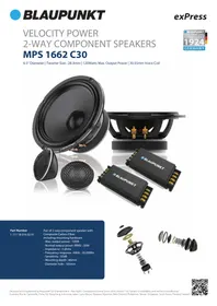 BLAUPUNKT MPS 1662 C30 - Enceintes de voiture