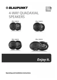 BLAUPUNKT BGx 1664 N - Enceintes de voiture